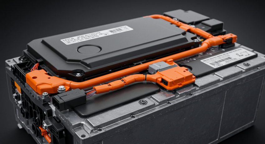 ハイブリッド車の駆動用バッテリーの画像