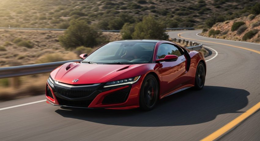 パラレルハイブリッド方式を採用したホンダNSXの画像