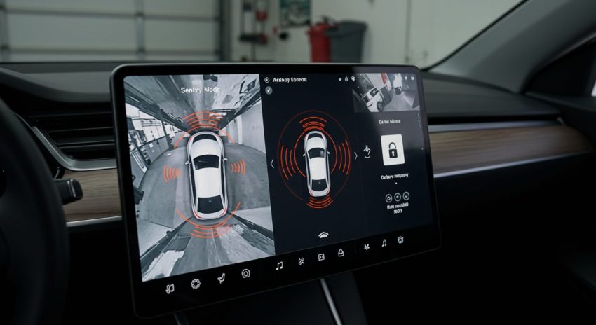 電気自動車テスラのセントリーモード