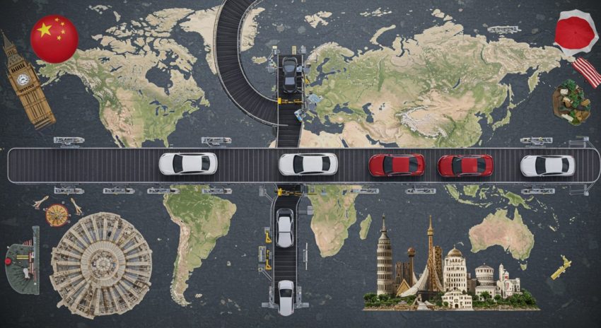 世界各地で生産されるテスラ