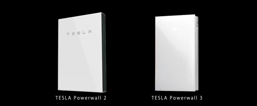 パワーウォール2とパワーウォール3の画像