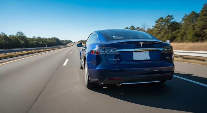 テスラのリアアングル