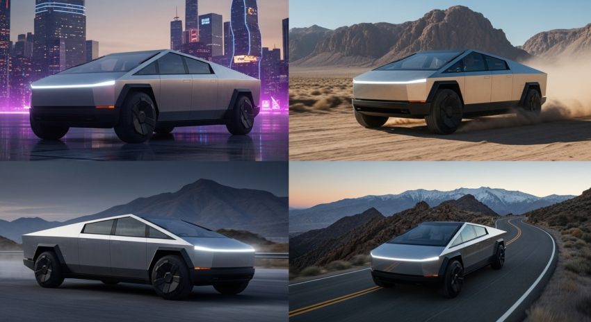 テスラのサイバートラックの画像