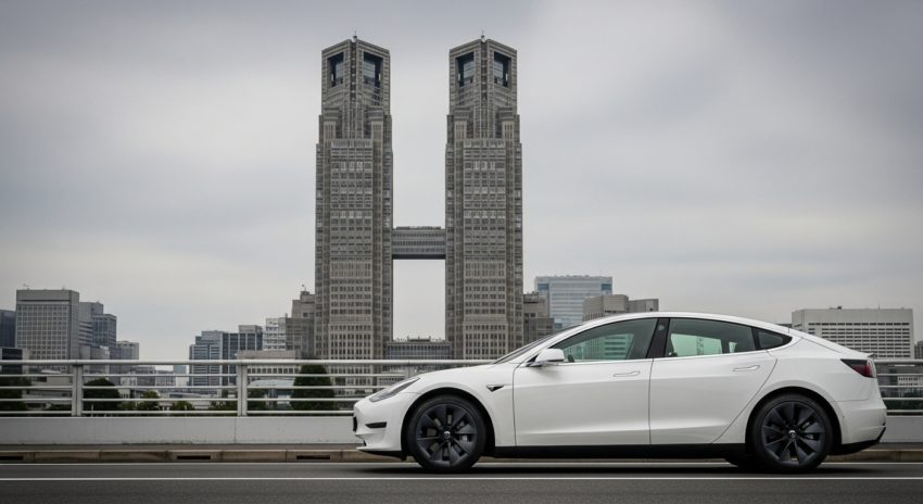 電気自動車のテスラは東京都からも補助金が出るのです